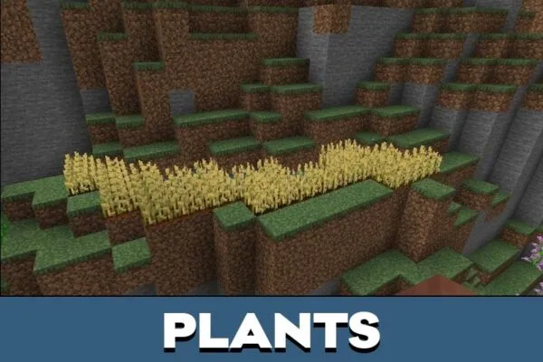 Plants from Monster Islands Map for Minecraft PE