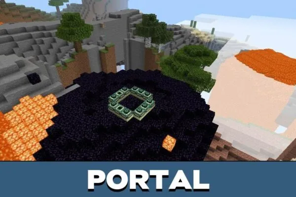 Portal from Flying Island Map for Minecraft PE