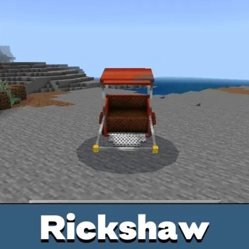 Rickshaw Mod for Minecraft PE
