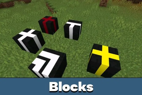 Blocks from Road Mod for Minecraft Bedrock