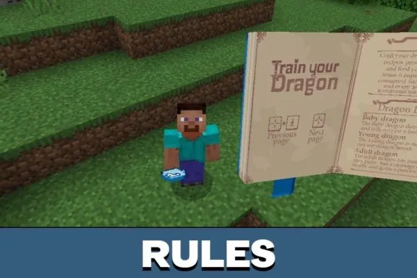 Rules from Train Your Dragon Mod for Minecraft PE