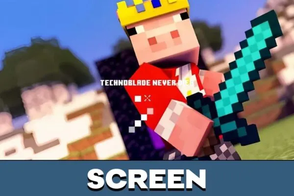 Screen from Warriors Client Texture Pack for Minecraft PE