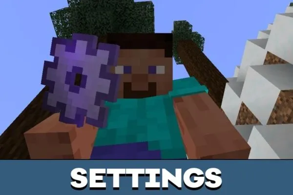 Settings from Phonk Edit Mod for Minecraft PE