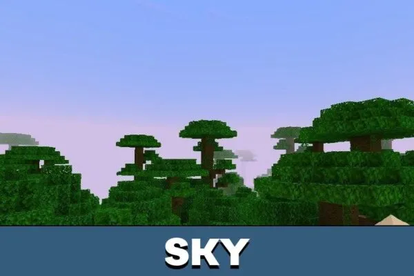 Sky from Xiao Sakura Shader for Minecraft PE