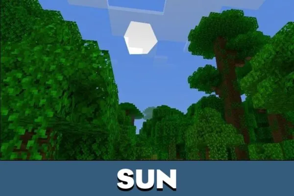 Sun from Helium Texture Pack for Minecraft PE