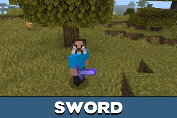 Sword from Stellar Forge Mod for Minecraft PE