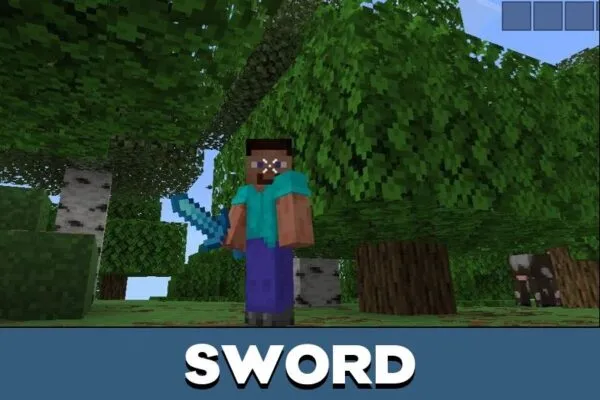 Sword from Warriors Client Texture Pack for Minecraft PE