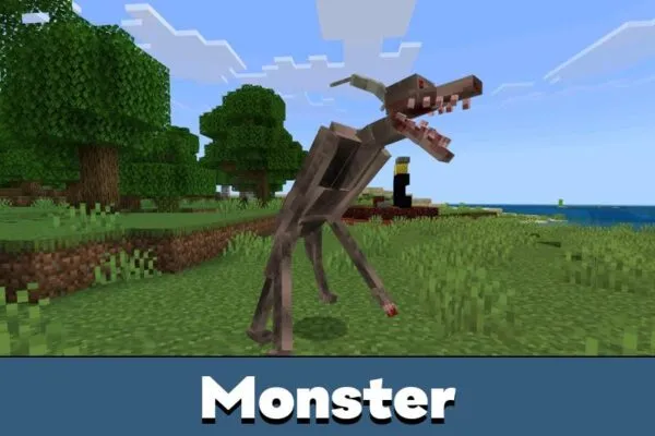 Monster from Goat Mans Brother Mod for Minecraft Bedrock