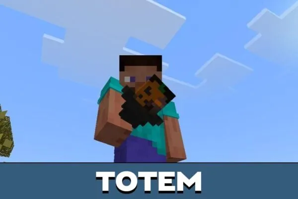 Totem from Halloween Texture Pack for Minecraft PE