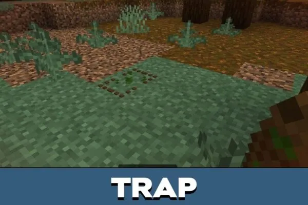 Trap from The Call of the Forest Mod for Minecraft PE