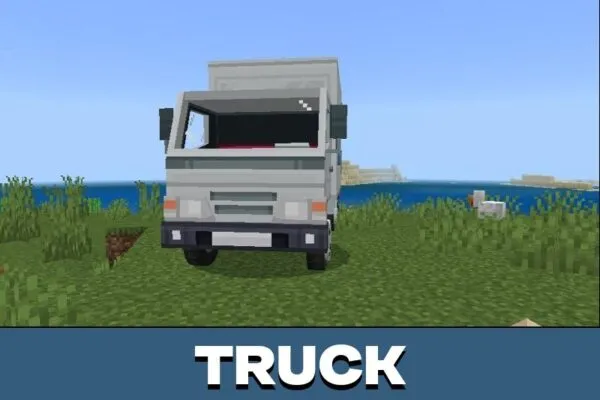 Truck from Shipping Services Mod for Minecraft PE