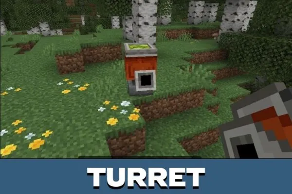 Turret from Zombified Mod for Minecraft PE