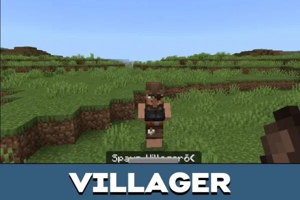 Villager from Skinstalker Mod for Minecraft PE