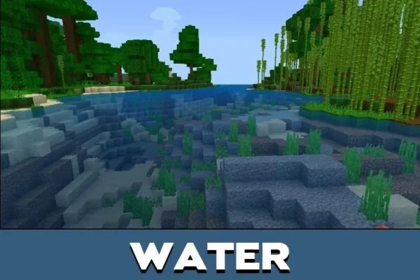 Water from Helium Texture Pack for Minecraft PE