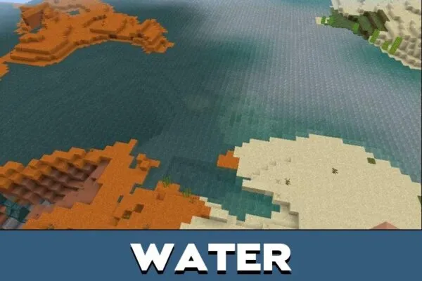 Water from Hyper Visuals Texture Pack for Minecraft PE
