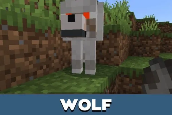 Wolf from Skinstalker Mod for Minecraft PE