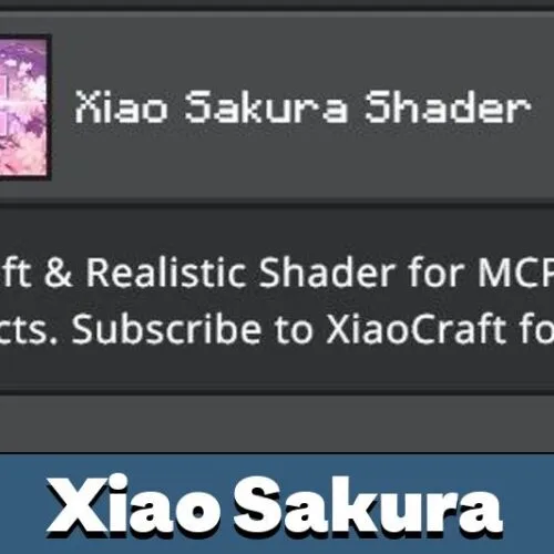 Xiao Sakura Shader for Minecraft PE