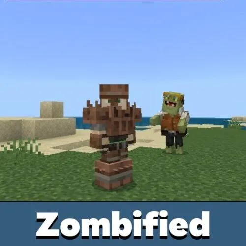 Zombified Mod for Minecraft PE