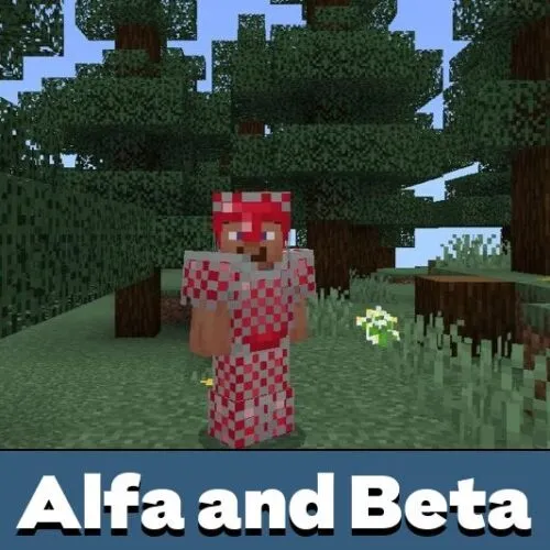 Alpha and Beta Legacy Mod for Minecraft PE