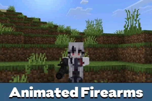 Animated Firearms Mod for Minecraft PE