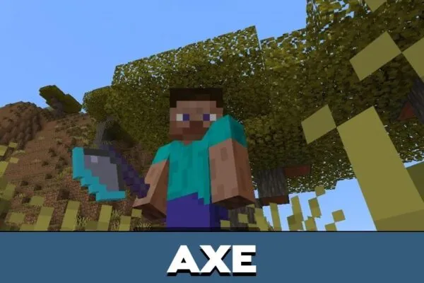 Axe from Deltarune Mod for Minecraft PE