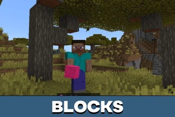 Blocks from Deltarune Mod for Minecraft PE