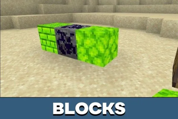 Blocks from Marvel Zombies Mod for Minecraft PE
