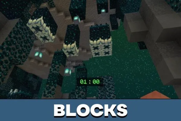 Blocks from Warden Parkour Map for Minecraft PE