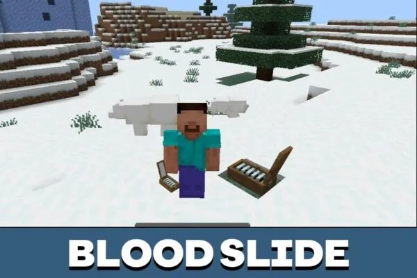 Blood Slide from Dexter Mod for Minecraft PE