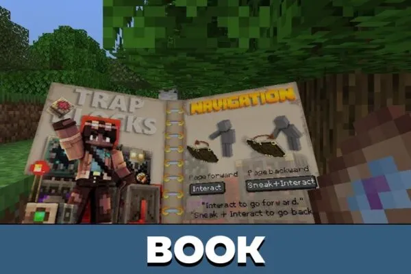 Book from Trap Blocks Mod for Minecraft PE