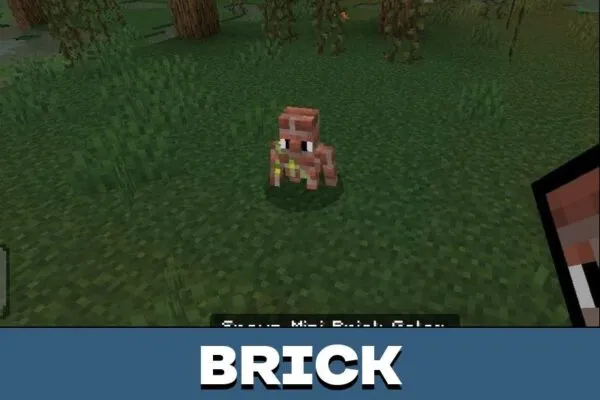Brick Mini Golems Mod for Minecraft PE