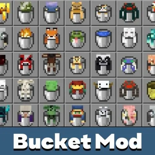 Buckets Mod for Minecraft PE