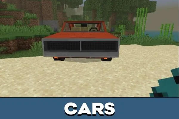Cars from Marvel Zombies Mod for Minecraft PE