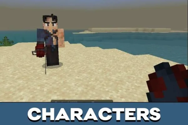 Characters from Marvel Zombies Mod for Minecraft PE