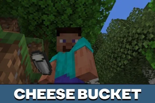 Cheese Bucket from Koprium Invasion Mod for Minecraft PE