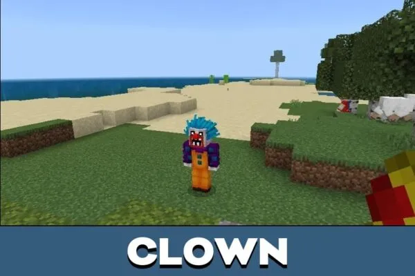 Clown from Horror Monsters Mod for Minecraft PE