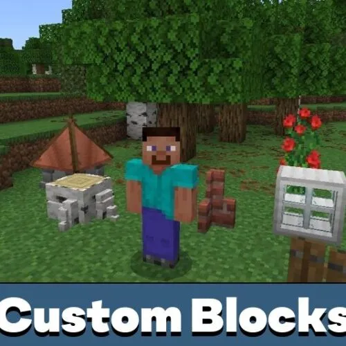 Custom Blocks Mod for Minecraft PE