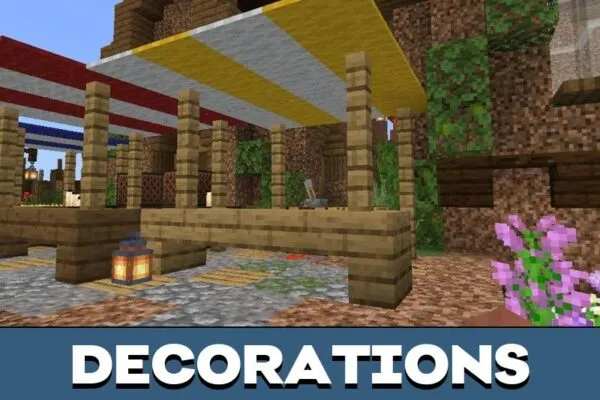 Decorations from Noob Map for Minecraft PE