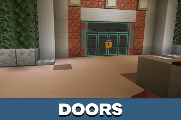 Doors from Rolling Giant Mod for Minecraft PE