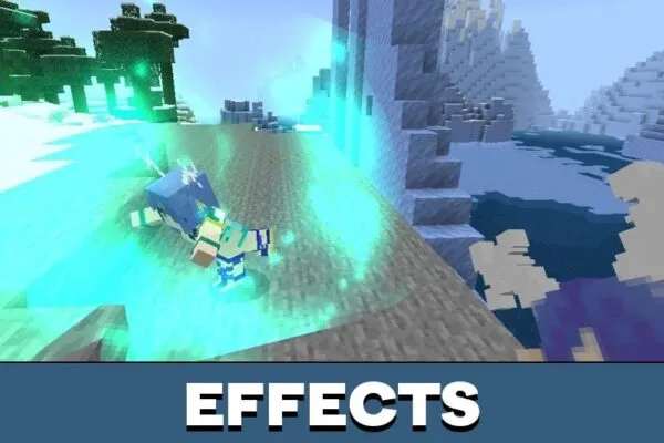 Effects from Game Hunter Mod for Minecraft PE