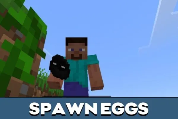 Spawn Eggs from Horror Creatures Mod for Minecraft PE