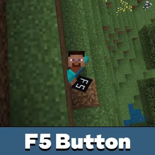 F5 Button Mod for Minecraft PE