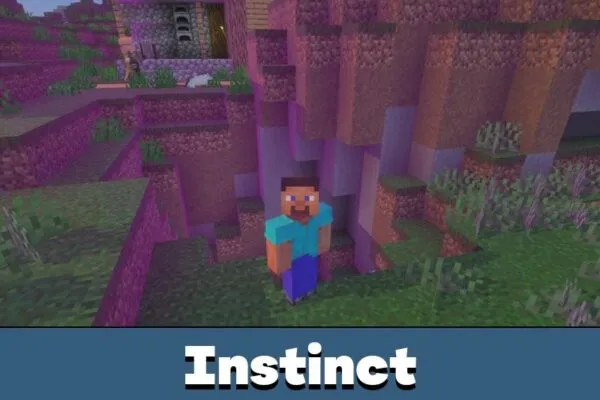 Instinct from Goku Mod for Minecraft Bedrock
