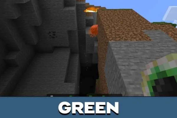 Green Demon Eye Mod for Minecraft PE