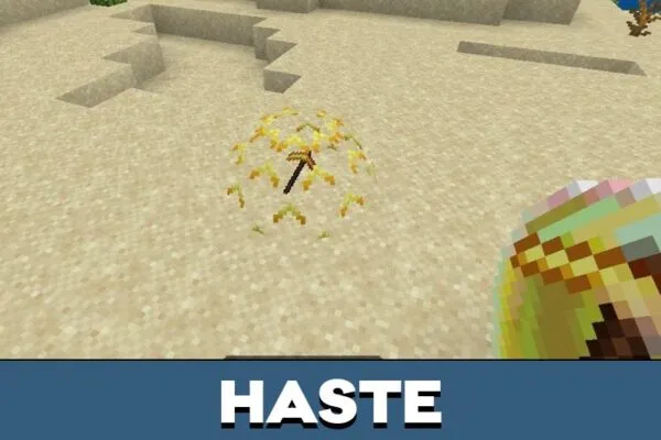 Haste from Potion Bubbles Mod for Minecraft PE