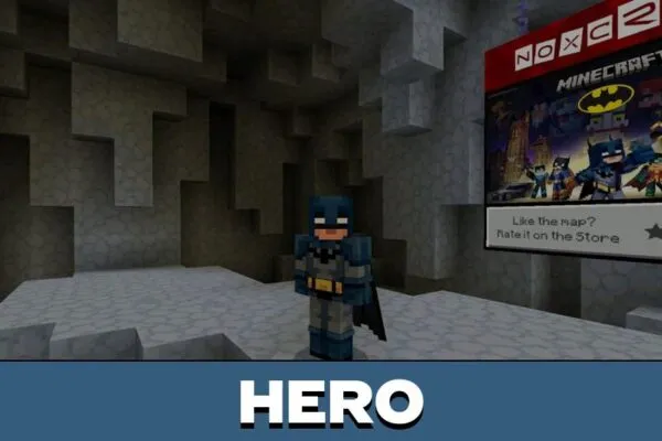 Hero from Batman Mod for Minecraft PE