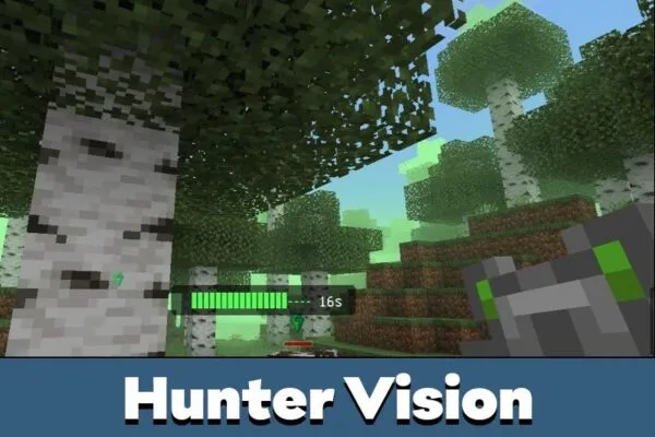 Vision from Game Hunter Mod for Minecraft PE