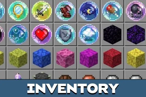 Inventory from Potion Bubbles Mod for Minecraft PE