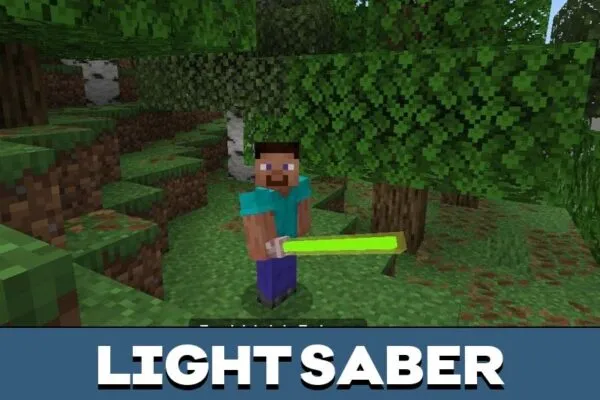 Light Saber from Koprium Invasion Mod for Minecraft PE