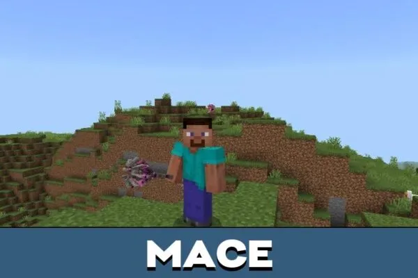 Mace from Rise of Horror Mod for Minecraft PE